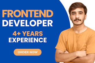 be your frontend developer as a mern stack developer