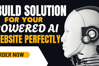 develop ai powered saas website, ai image generator website with gpt