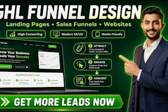 design gohighlevel landing page gohighlevel sales funnel go high level website