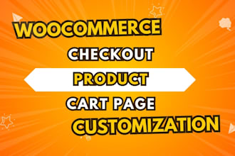 customize the woocommerce checkout, single product, and cart page