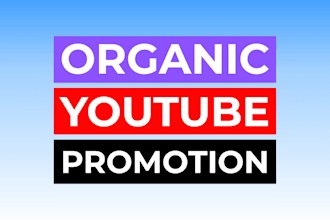 do organic youtube video promotion for channel growth