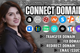 connect domain to website, fix dns, redirect godaddy domain to shopify, or wix