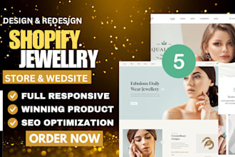 build a luxury jewelry shopify store with premium theme