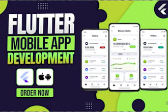 do mobile app development android ios app in flutter with firebase