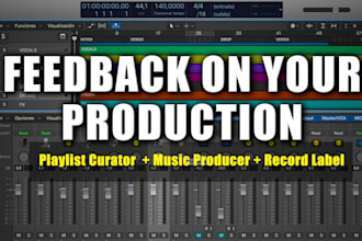write notes of your mix, structure, vocals