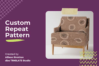create a custom repeat pattern for home decor