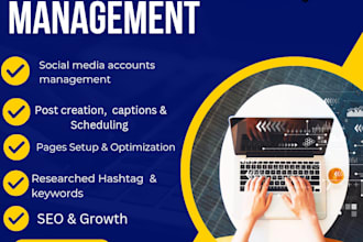 be your social media marketing  manager