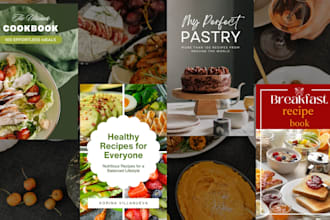do cookbook formatting, custom meal plan, kid cookbook