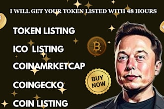 list memcoin token listing  ico listing  coin listing  coinmarketcap coingecko