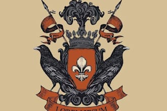 make unique coat of arms heraldic shield crest logo design