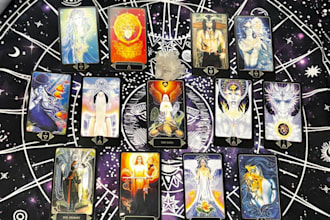 give a 12 month tarot spread for spiritual insight into 2025