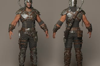 create 3d character 3d model 3d game character 3d character modeling for games