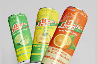 design eye catching label for your energy drink beer label