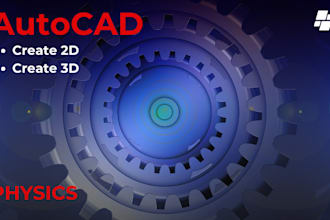 do 2d and 3d mechanical autocad engineering drawing