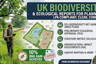 write your UK biodiversity net gain report using the latest metric tools