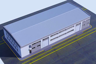 create 3d warehouse designs, virtual staging, and layouts