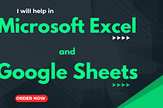 solve your excel or google sheets problems create custom excel spreadsheet