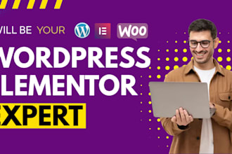 be your expert wordpress developer with  elementor pro