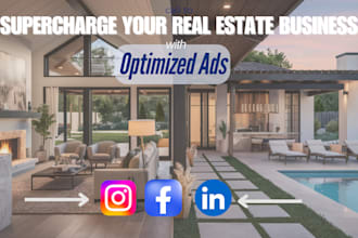 create optimized real estate video ads for meta and linkedin