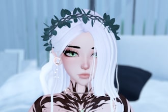 custom vrchat avatar 3d model vrc character avi furry vr chat outfit unity anime