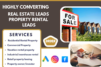 generate property management leads rental property commercial property leads