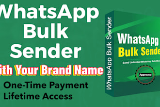 create whatsapp marketing software of your company name