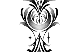 create fine line tattoo design for you