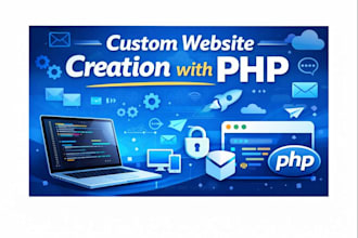 create a modern PHP website