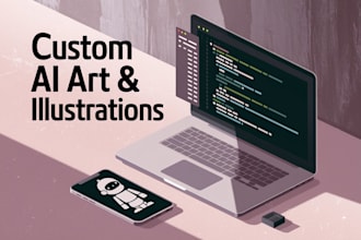 create custom ai generated digital art for your projects