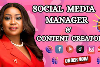 be social media manager content creator post design digital marketing manager