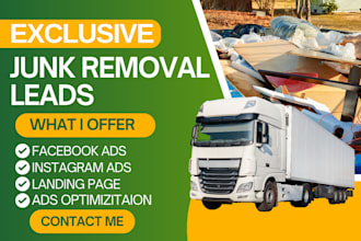 run targeted ad campaigns on facebook and instagram for your junk removal leads