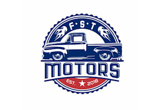 design classic car restoration company logo