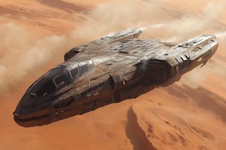 draw high quality spaceship concept