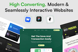 develop modern webflow website