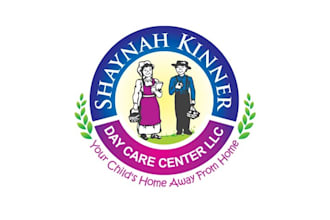create shay nah kinder daycare center logo design