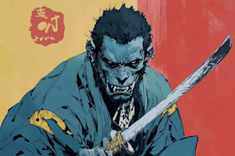 draw comic book art and illustrations