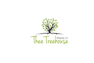 make sustainability glamorous tree house logo