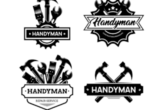 make premium tradesman logo design for your brand