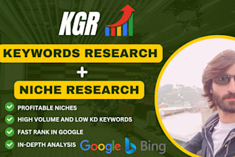 find profitable niches and kgr keywords for SEO success