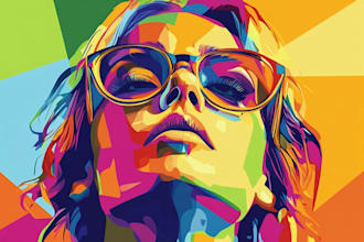 make a beautiful wpap pop art portrait