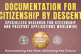 document ancestry for citizenship by descent applications