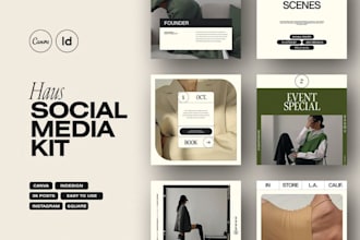 create logo , social media kit and branding kit
