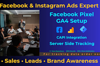 setup facebook pixel GTM ga4 server side tracking