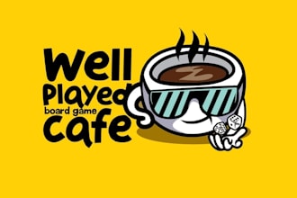 design awesome cafe logo