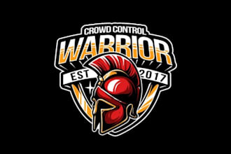 make good looking spartan logo design for you