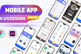 professional android ios mobile app UI UX design services using figma