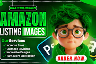 design amazon listing images and product infographic design