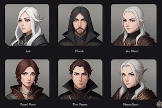 dnd character art and dnd character art