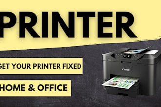 provide installation and technical support for hp, epson, canon printers
