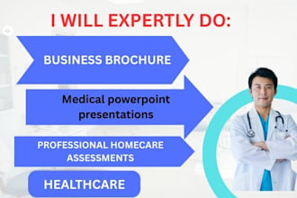 do business brochure,medical powerpoint, homecare, healthcare